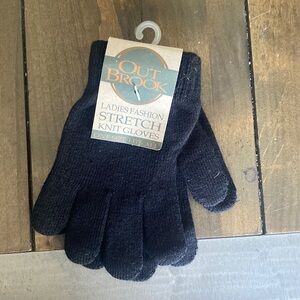 Out Brook black‎ knit winter gloves classic on the go